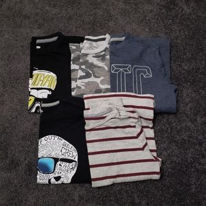Boys Long Sleeve Old Navy Bundle - 8/Med